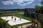 Beach Volley-Ball-Feld im Ferienpark