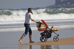 Sand, Wasser, Sonne - das muss ein Reisekinderwagen abkönnen