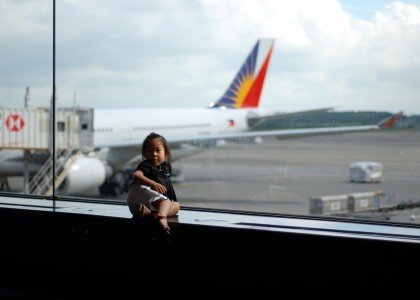Fliegen mit Kindern - kein Kinderspiel © kidperez/FlickR Fliegen mit Kindern - kein Kinderspiel © kidperez/FlickR