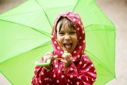 Singing in the rain? Die Laune muss sich jedenfalls keiner verderben lassen!