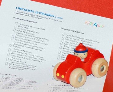 Packliste für lange Autofahrten mit Kind - was muss mit? © KidsAway.de Packliste für lange Autofahrten mit Kind - was muss mit? © KidsAway.de
