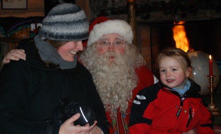 Zu Besuch beim Weihnachtsmann! © Geertje Jacob/nordicfamily Zu Besuch beim Weihnachtsmann! © Geertje Jacob/nordicfamily