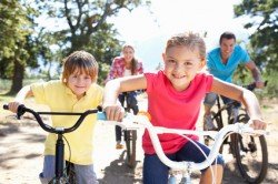 Unterwegs auf zwei Rädern - das macht Kindern Spaß!