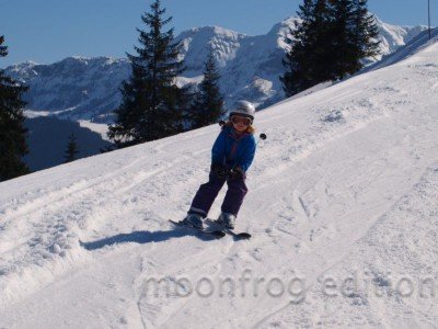 Ein kleiner Skiprofi © moonfrog edition Ein kleiner Skiprofi © moonfrog edition