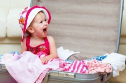 Platz sollte die Wickeltasche bieten - aber das Baby muss nicht hineinpassen