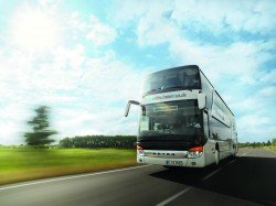 Fernbusse bringen Reisende durch ganz Europa