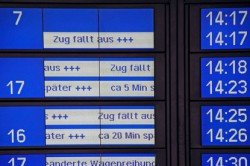 Beim aktuellen Bahnstreik müsst ihr mit erheblichen Verspätungen rechnen