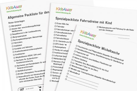 Kostenlose Packlisten für den Urlaub mit Baby und Kind © KidsAway.de Kostenlose Packlisten für den Urlaub mit Baby und Kind © KidsAway.de