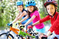 Fahrradfahren mit Kindern, aber sicher!