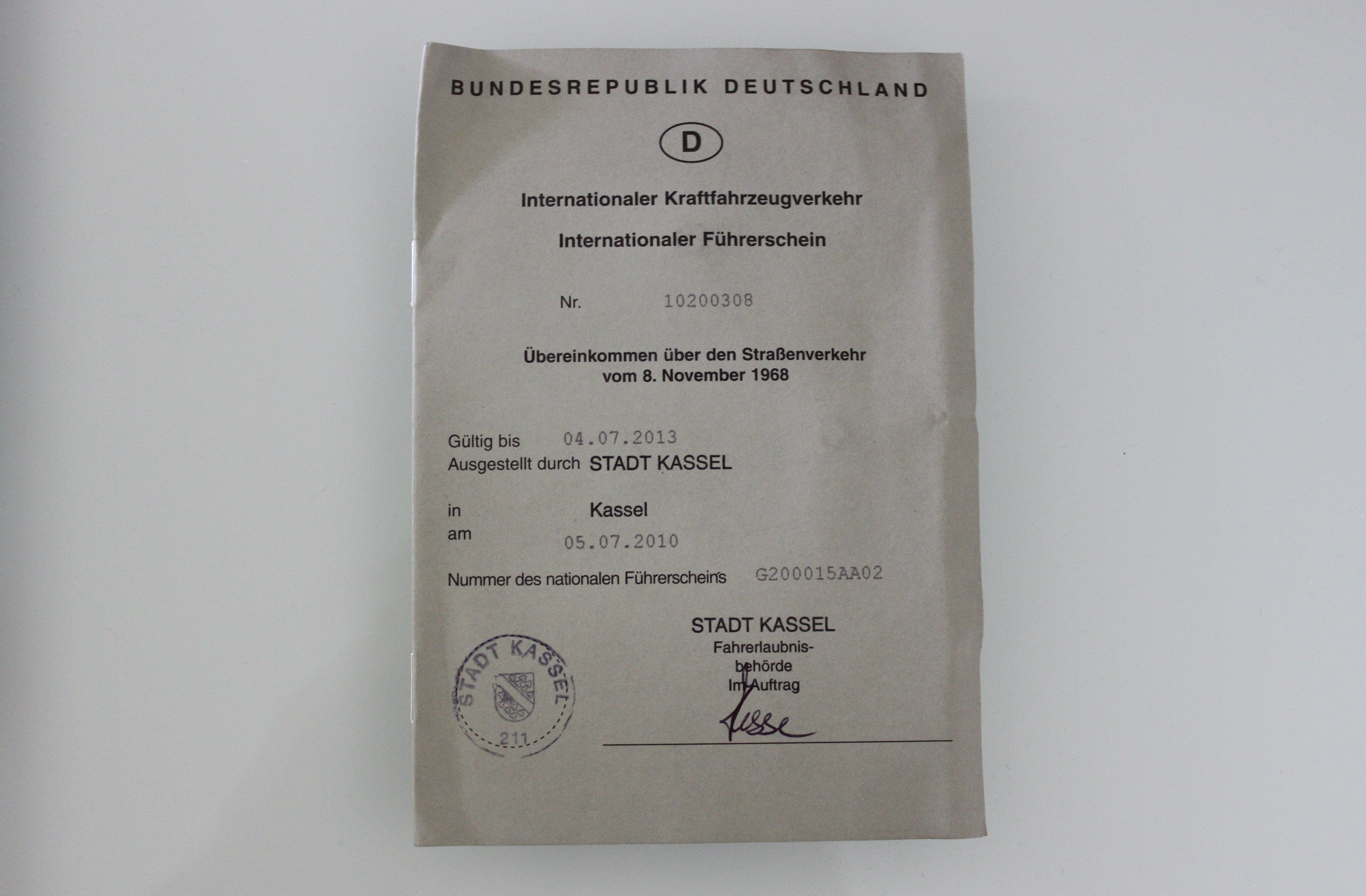 Internationaler Führerschein