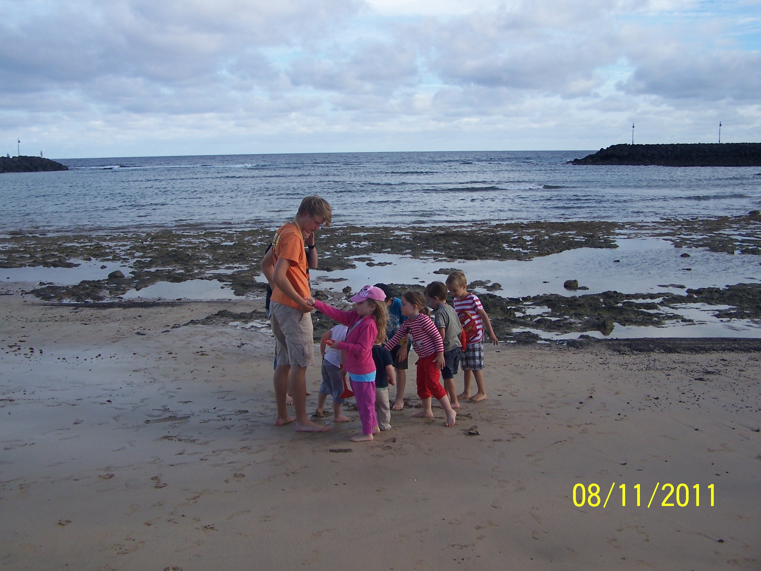 Kinderanimation am Strand von Lanzarote