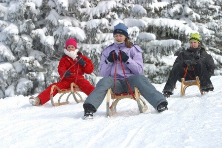 Der Klassiker: unverwüstlicher Holzschlitten © FlickR/Chiemgau - Bayerns Lächeln Der Klassiker: unverwüstlicher Holzschlitten © FlickR/Chiemgau - Bayerns Lächeln