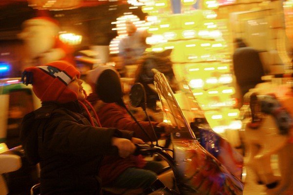 Was wäre ein Weihnachtsmarktbesuch ohne Karussell?