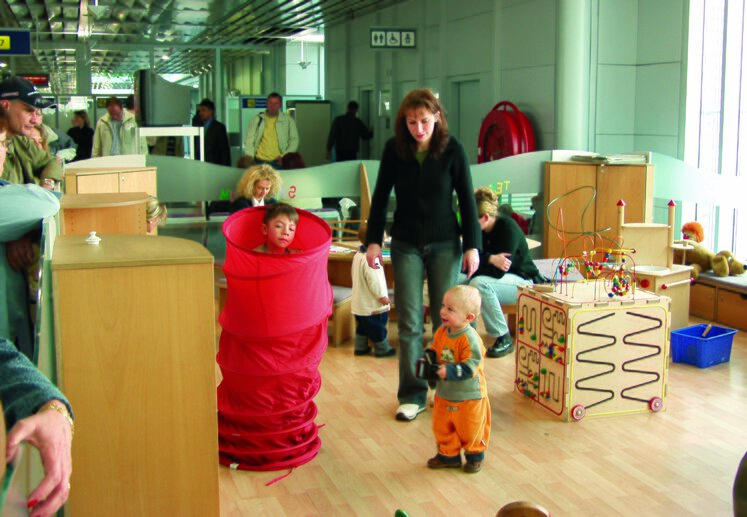 Eine der Kinderspielecken im Flughafen Nürnberg © Airport Nürnberg Eine der Kinderspielecken im Flughafen Nürnberg © Airport Nürnberg