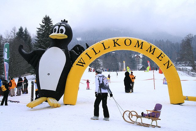 Skischule - toll für Groß und Klein © FlickR/badkleinkirchheim
