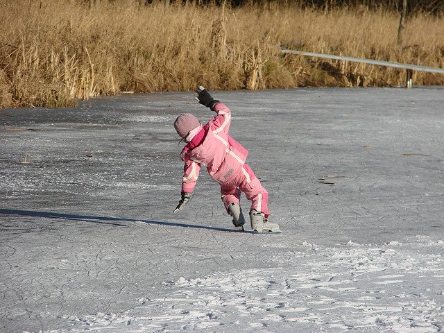 Eislauf-Technik: Die richtige Balance machts © FlickR/Allie_Caulfield