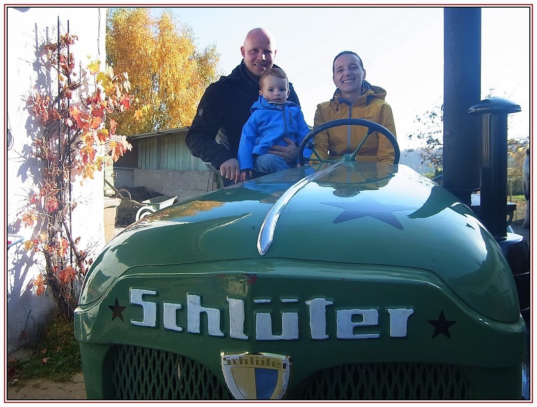 Hoch auf dem grünen Wagen... Familienferien in der Meisenthaler Mühle © Uwe Seidel