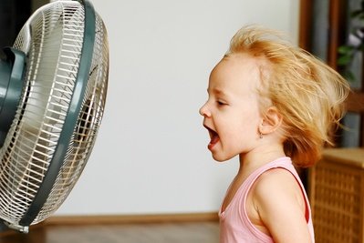 Ein Ventilator bietet Abkühlung und Spaß © Calek - Fotolia.com