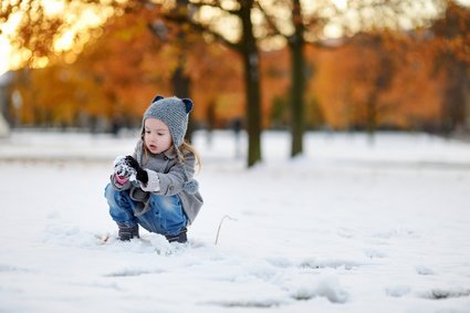 So viel Schnee - was man wohl damit machen kann?