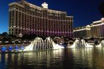 Hotel Bellagio in Las Vegas mit Wasserfontänen © Mit Kinderaugen