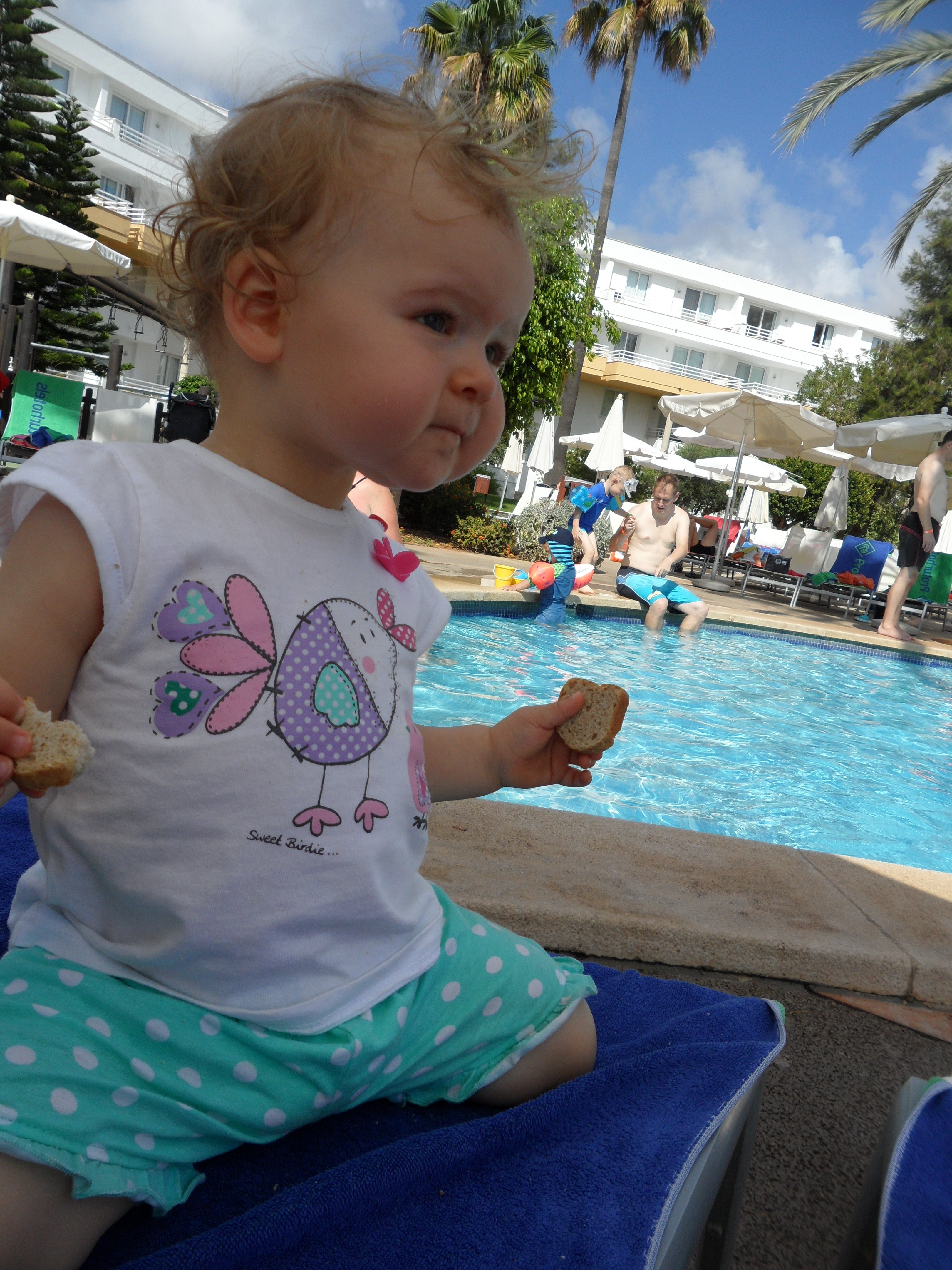 Endlich am Pool © butterfly