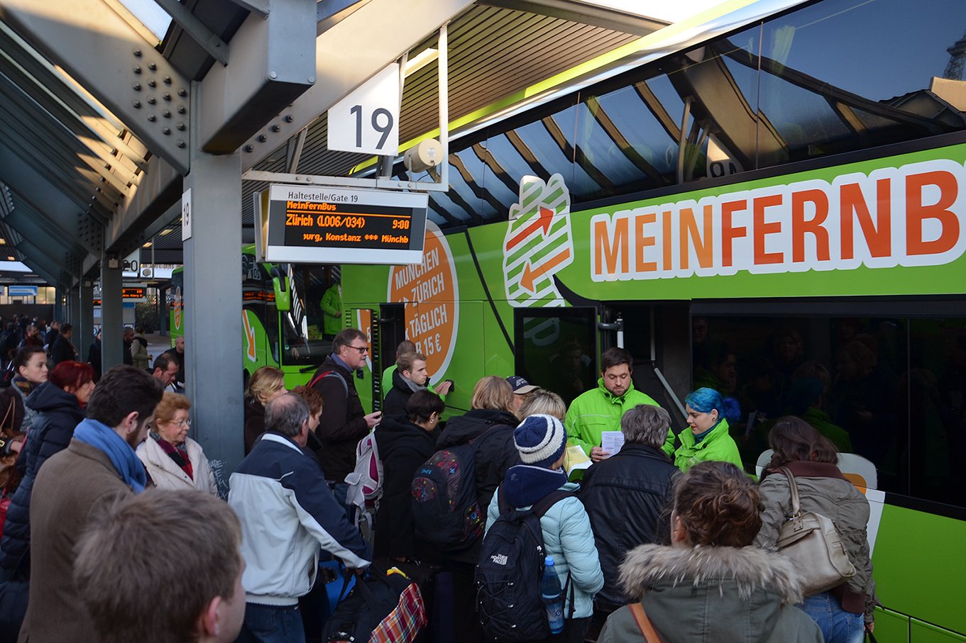 Wenn die Bahn streikt, haben Fernbusse Konjunktur © MeinFernbus Wenn die Bahn streikt, haben Fernbusse Konjunktur © MeinFernbus