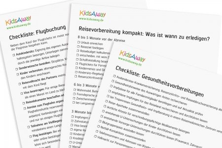 Für Familien: Checklisten für die perfekte Urlaubsplanung © KidsAway.de Für Familien: Checklisten für die perfekte Urlaubsplanung © KidsAway.de