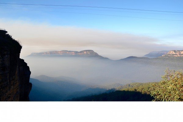 Blue Mountains am frühen Morgen © Anonym Blue Mountains am frühen Morgen © Anonym