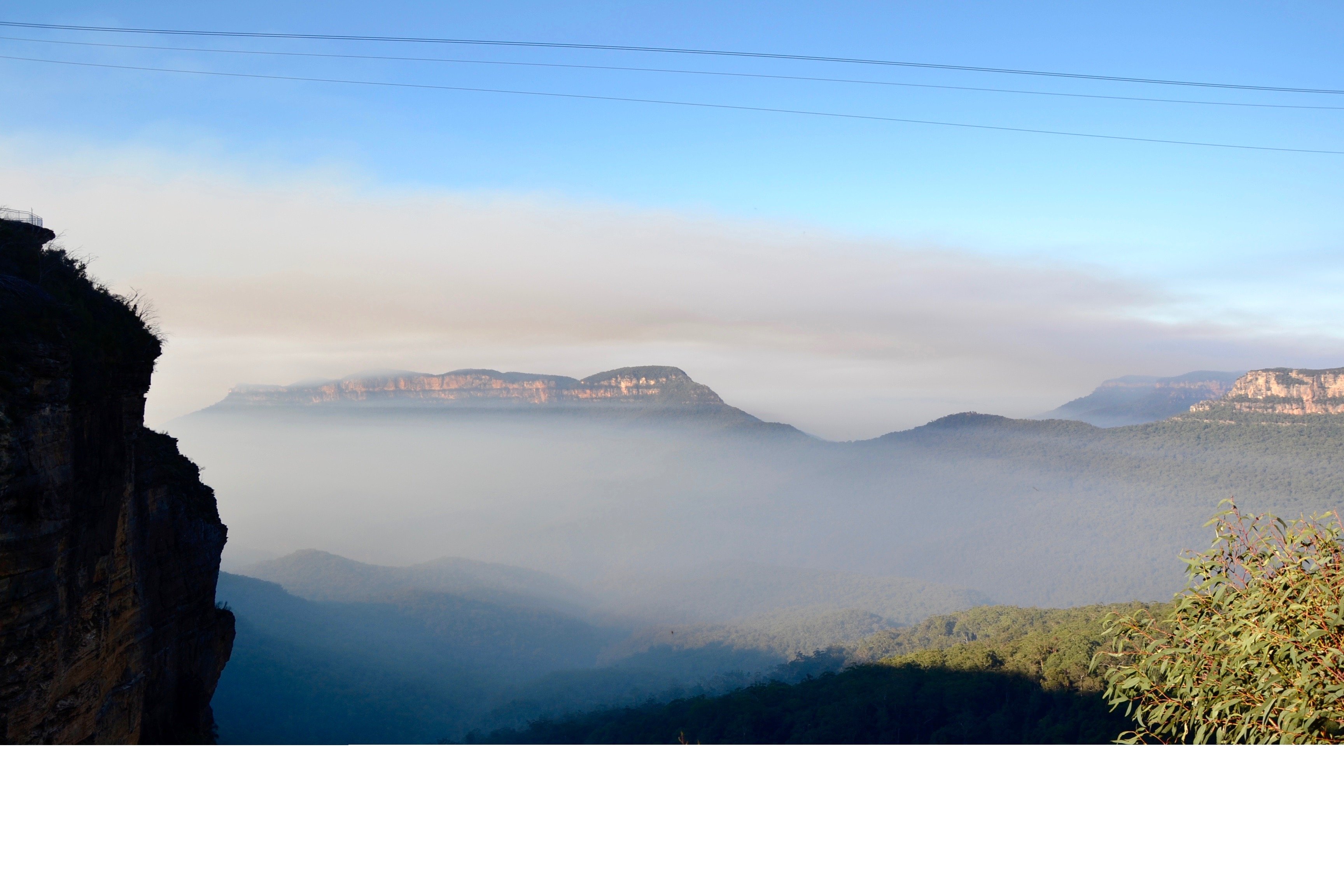 Blue Mountains am frühen Morgen © Anonym