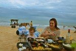 Julia Malchow am Strand von Trancoso in Brasilien © Unforgettable Journeys