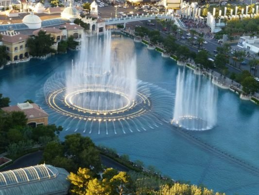 Las Vegas mit Kindern - Bellagio Fontäne