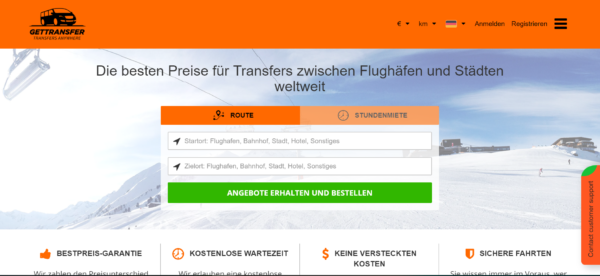 Flughafentransfer - Gettransfer